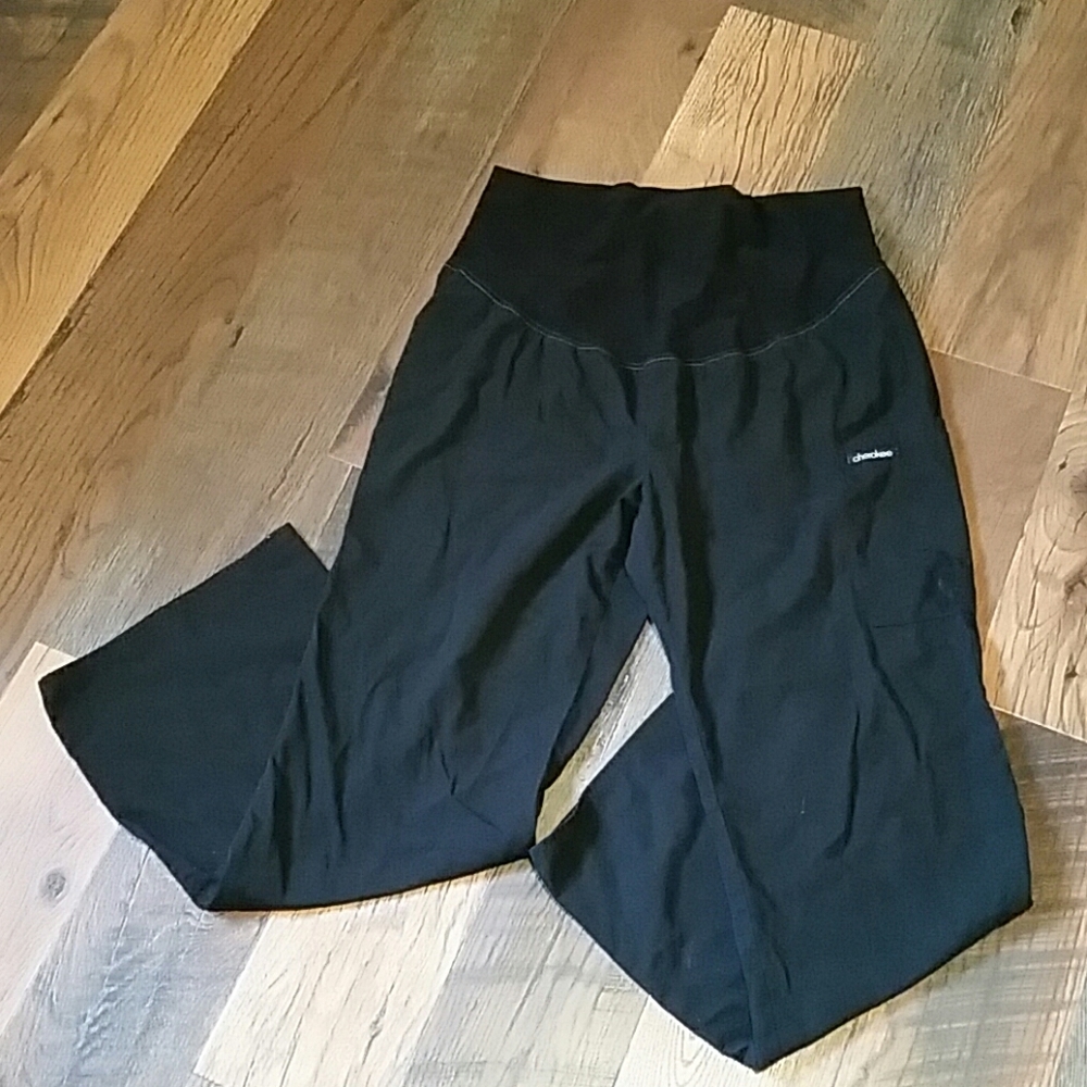 EUC Cherokee Maternity Black Scrub Pants